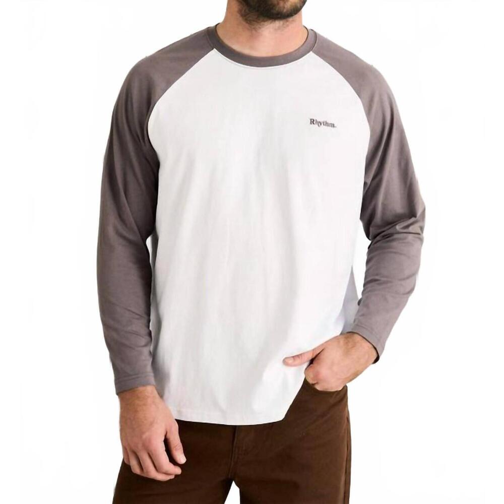 NEW RHYTHM. classic long sleeve tee in bone